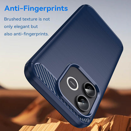 Ovitek za Honor 600 Lite, Techsuit, Carbon, Modra