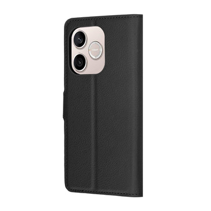Ovitek za Honor 600 Lite, Techsuit, Leather Folio, Črn