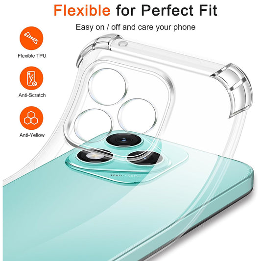 Ovitek za Honor 600 Lite, Techsuit, Shockproof Clear, Prozoren