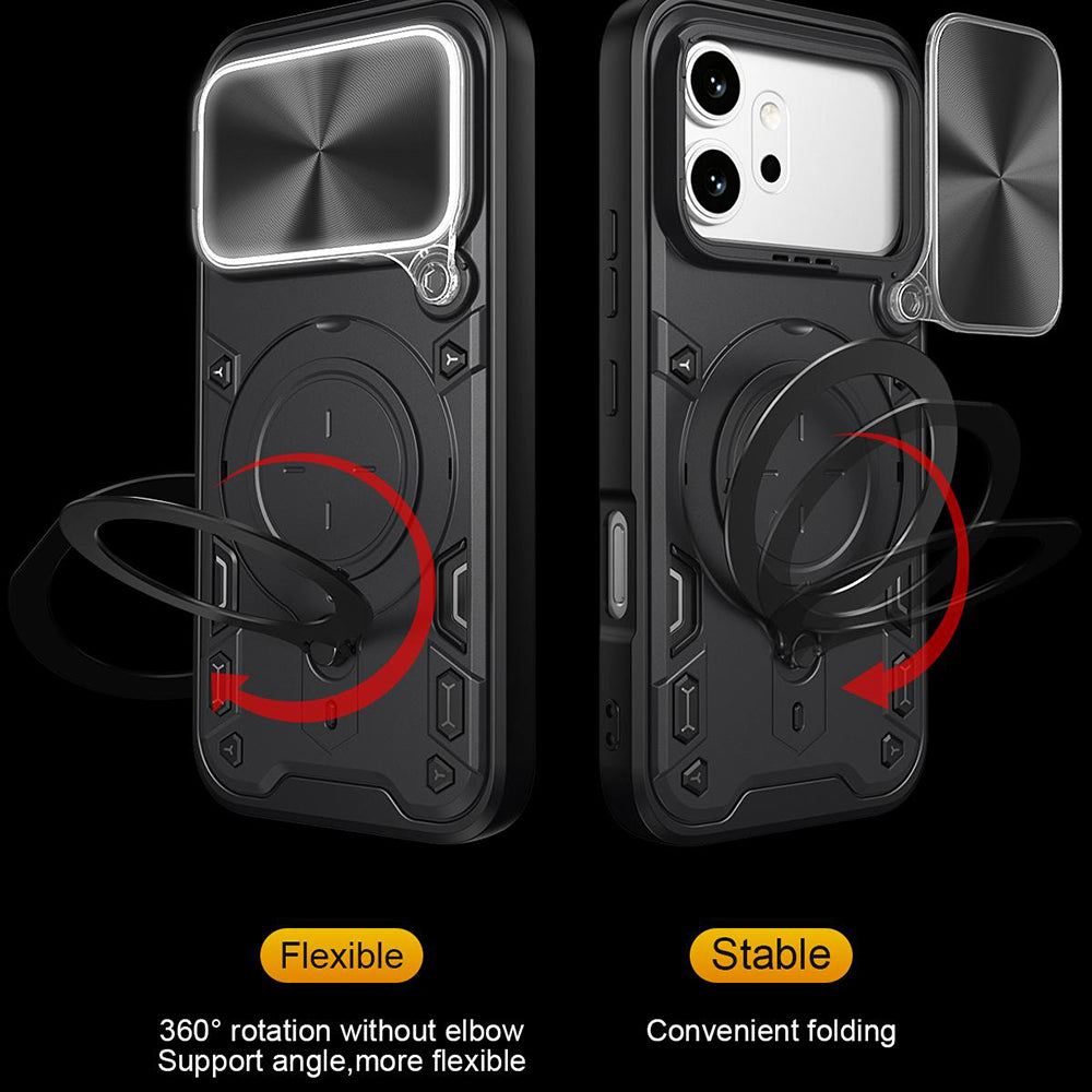 Case for Honor 600 Pro / 600, Techsuit, CamGuard Pro, Black