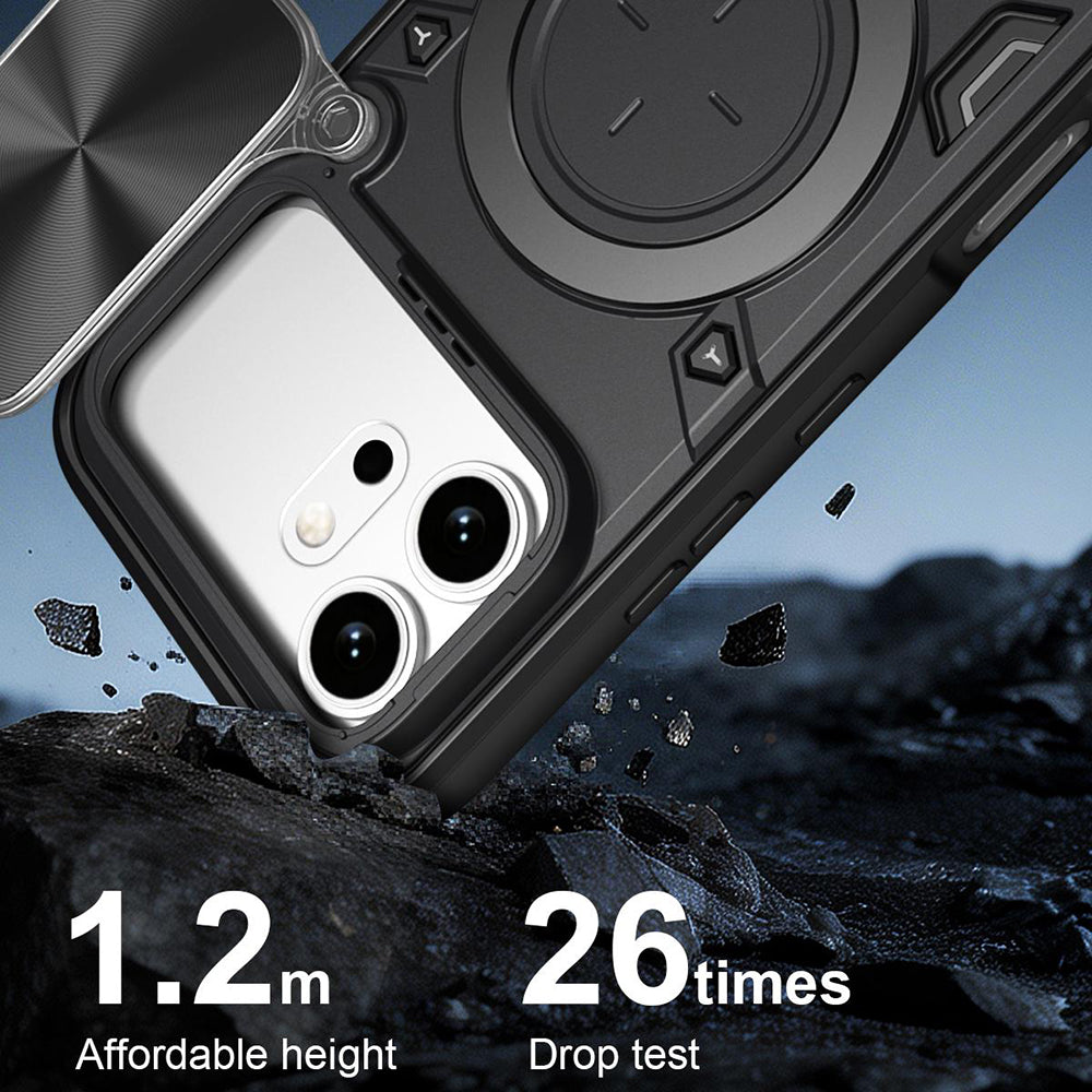Case for Honor 600 Pro / 600, Techsuit, CamGuard Pro, Black