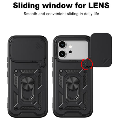 Ovitek za Honor 600 Pro / 600, Techsuit, CamShield, modra