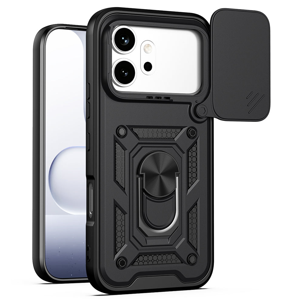 Ovitek za Honor 600 Pro / 600, Techsuit, CamShield, Črn