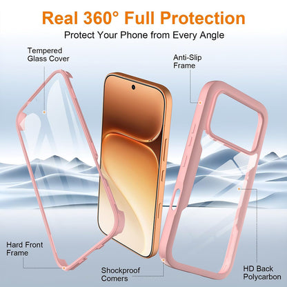 Ovitek za Honor 600 Pro / 600, Techsuit, ColorVerse 360, roza