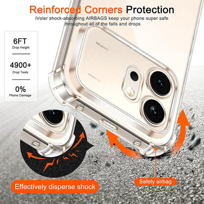 Ovitek za Honor 600 Pro, Techsuit, Shockproof Clear, Prozoren