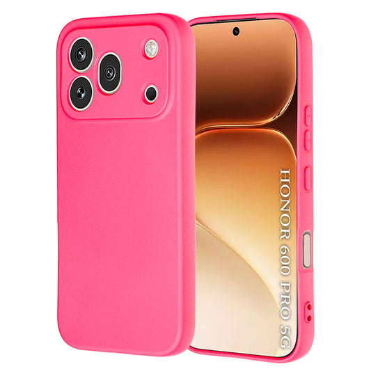 Ovitek za Honor 600 Pro, Techsuit, SoftFlex, Temno roza
