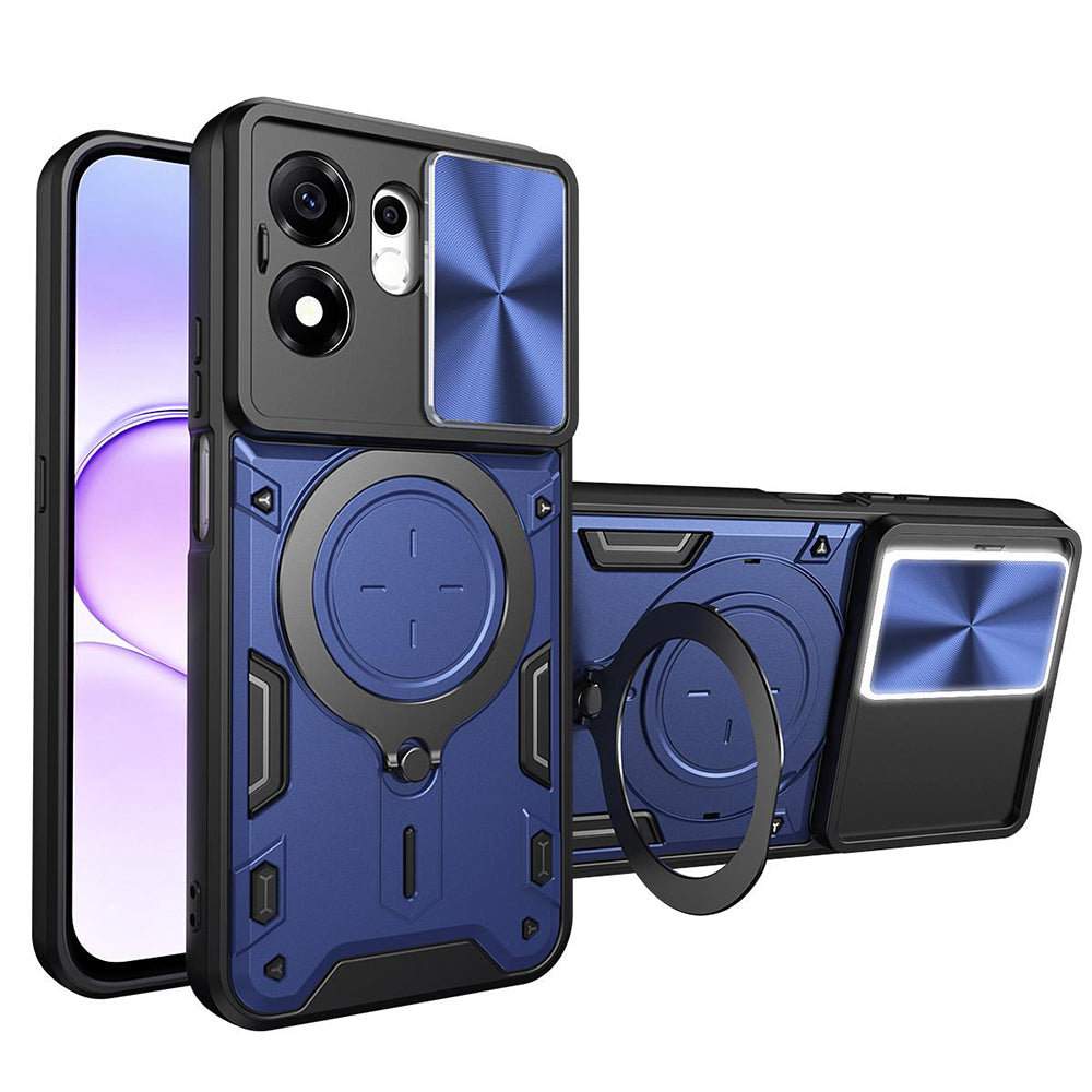 Ovitek za Honor 600 Smart, Techsuit, CamGuard Pro, modra