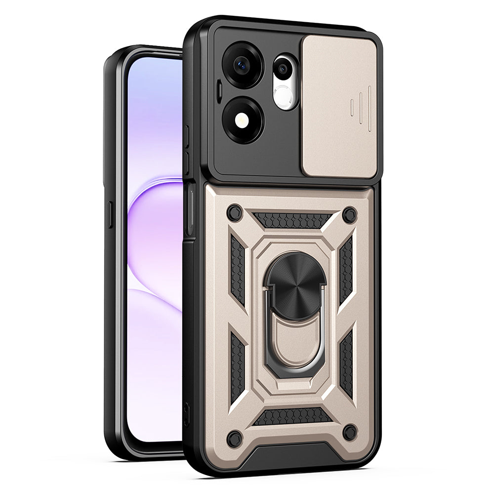 Ovitek za Honor 600 Smart, Techsuit, CamShield, Zlata
