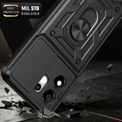 Ovitek za Honor 600 Smart, Techsuit, CamShield, Črn