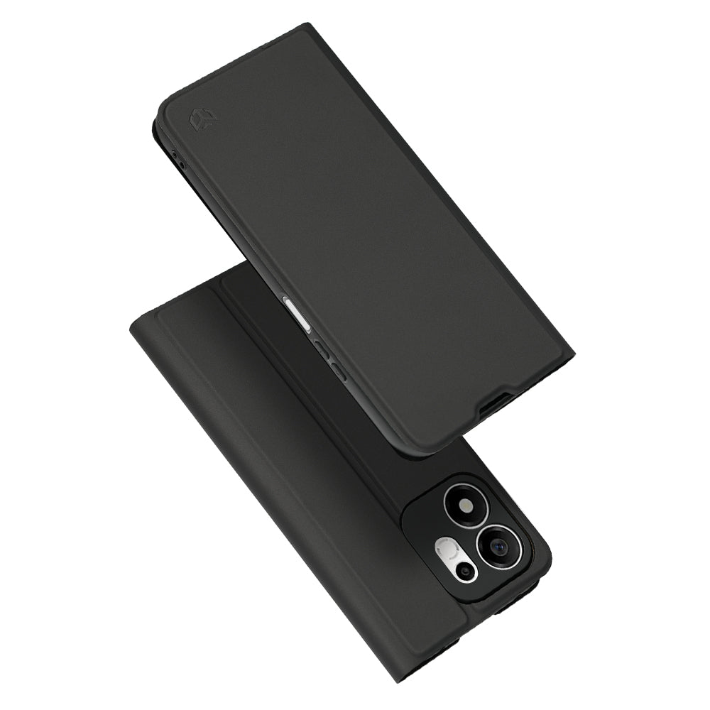 Ovitek za Honor 600 Smart, Techsuit, Magskin Book Long Blitz Cutout, Črn