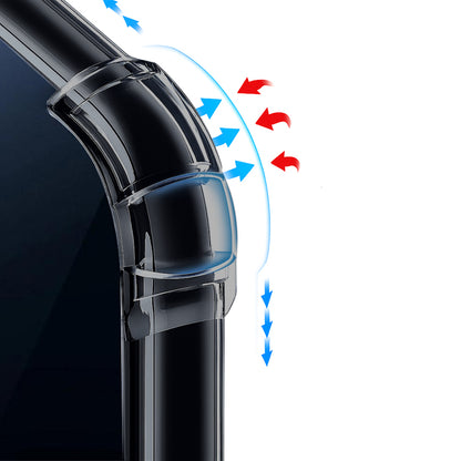 Ovitek za Honor 600 Smart, Techsuit, Proti udarcem Prozoren, Dimljen
