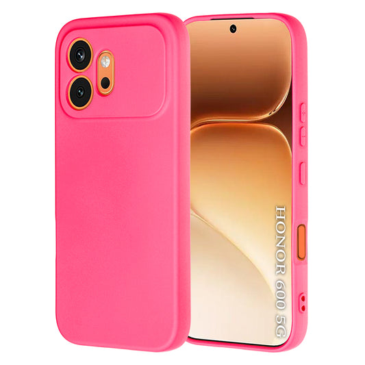 Ovitek za Honor 600, Techsuit, SoftFlex, Temno roza