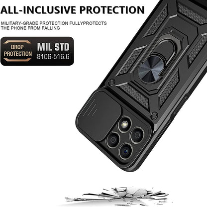 Ovitek za Honor 70 Lite / X6 / X8 5G, Techsuit, CamShield, Črn
