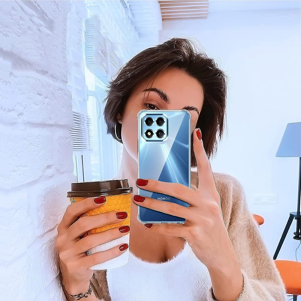 Ovitek za Honor 70 Lite / X6 / X8 5G, Techsuit, odporen na udarce, prozoren