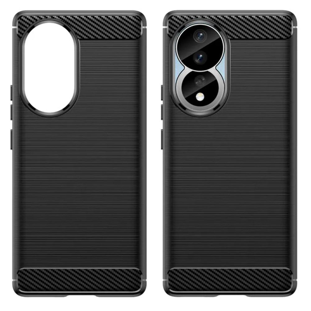 Case for Honor 90 / 80, Techsuit, Carbon, Black