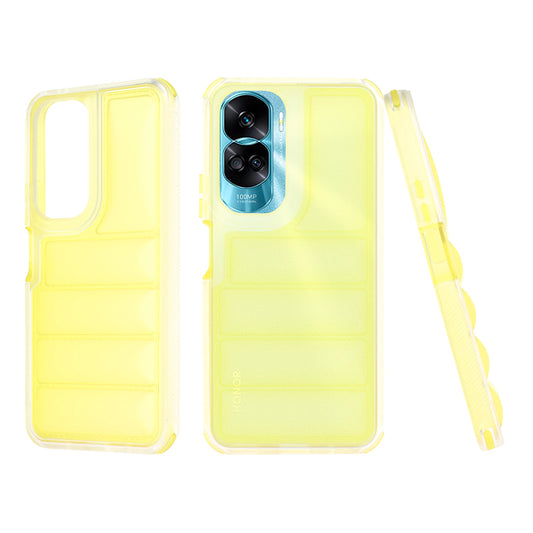 Ovitek za Honor 90 Lite, Techsuit, Wave Shield, rumen