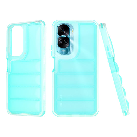 Ovitek za Honor 90 Lite, Techsuit, Wave Shield, Turkizna