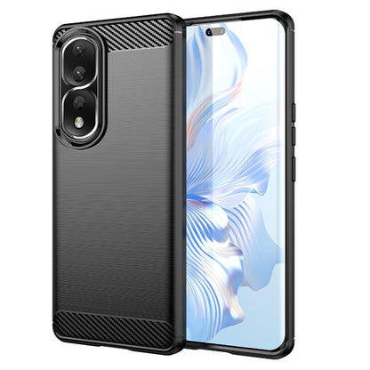 Ovitek za Honor 90 Pro / 80 Pro, Techsuit, Carbon, Črn