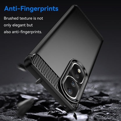 Ovitek za Honor 90 Pro / 80 Pro, Techsuit, Carbon, Črn