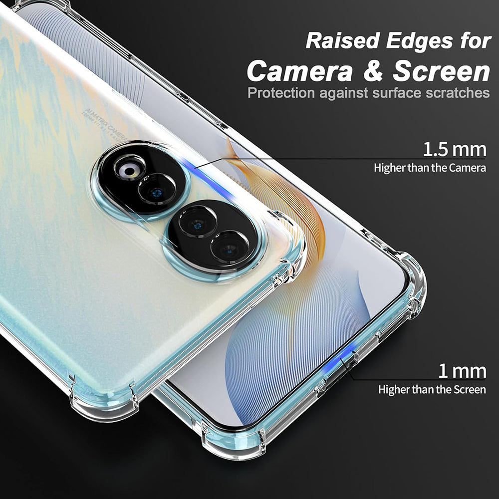Ovitek za Honor 90 Pro, Techsuit, Proti udarcem Prozoren