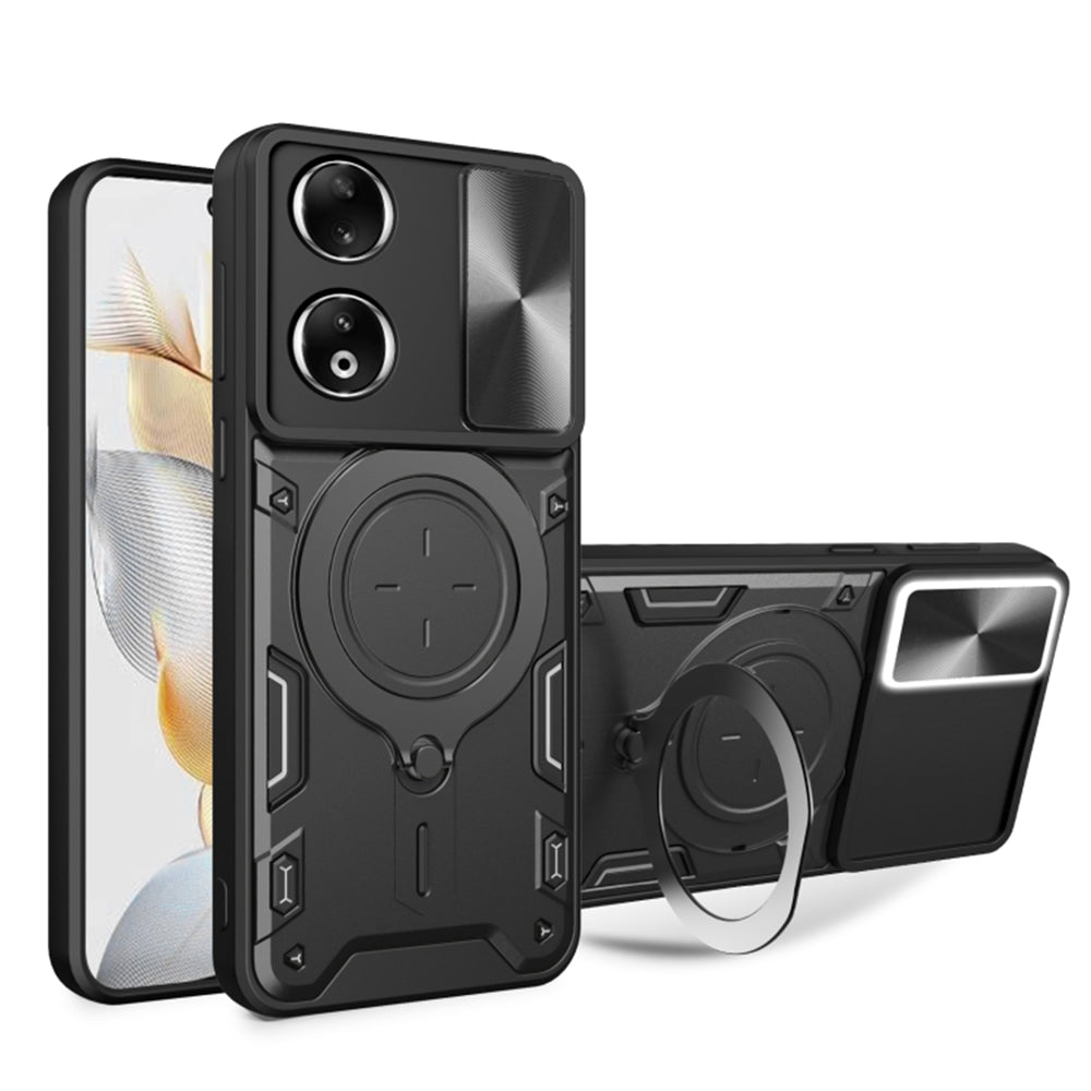 Ovitek za Honor 90, Techsuit, CamGuard Pro, Črn