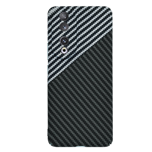 Ovitek za Honor 90, Techsuit, Carbonite FiberShell, Črno Siva