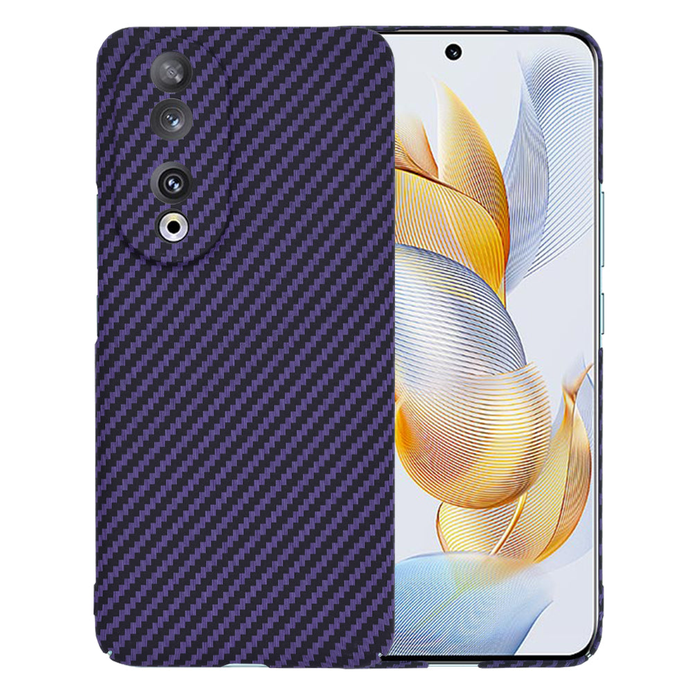 Ovitek za Honor 90, Techsuit, Carbonite FiberShell, Vijolična