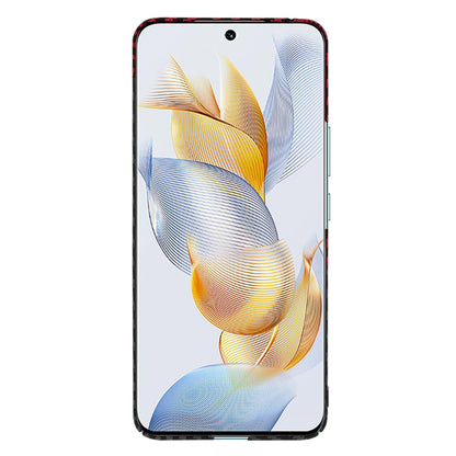 Ovitek za Honor 90, Techsuit, Carbonite FiberShell, Črno Rdeč