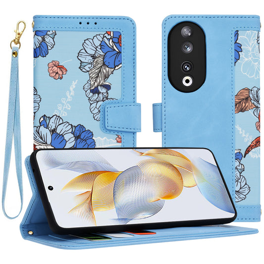 Ovitek za Honor 90, Techsuit, FlipCraft, modra