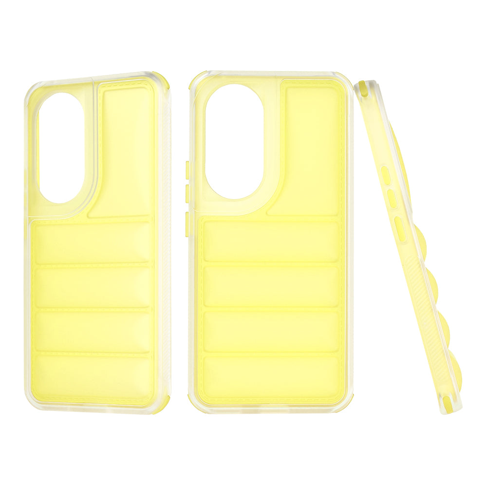 Ovitek za Honor 90, Techsuit, Wave Shield, rumen