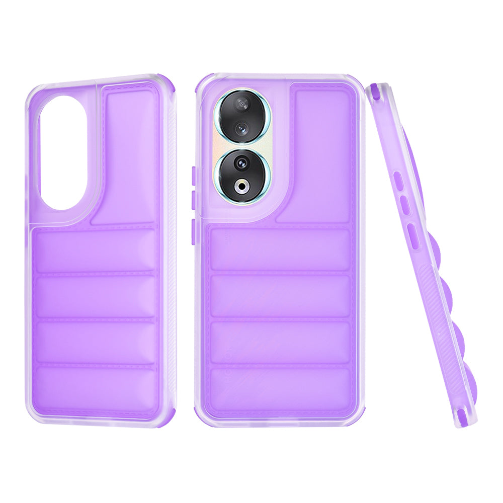 Ovitek za Honor 90, Techsuit, Wave Shield, vijoličen