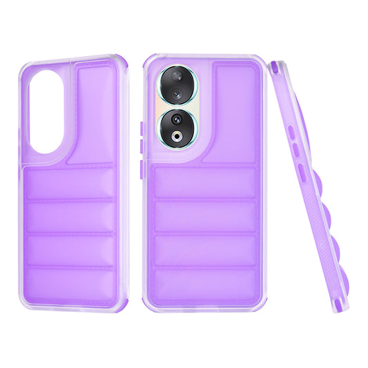 Case for Honor 90, Techsuit, Wave Shield, Purple