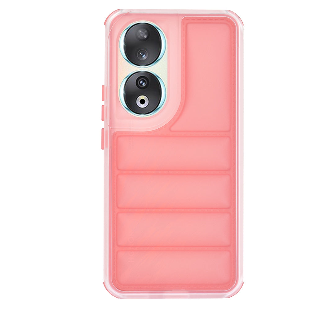 Case for Honor 90, Techsuit, Wave Shield, Red