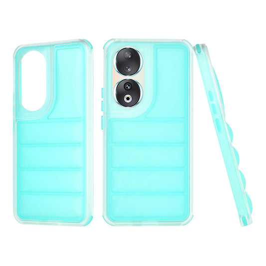 Ovitek za Honor 90, Techsuit, Wave Shield, turkizna