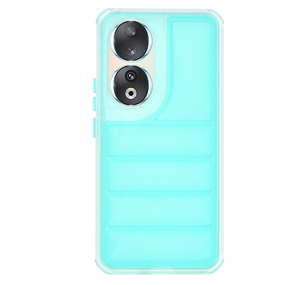 Ovitek za Honor 90, Techsuit, Wave Shield, turkizna