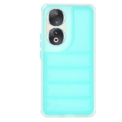Ovitek za Honor 90, Techsuit, Wave Shield, turkizna