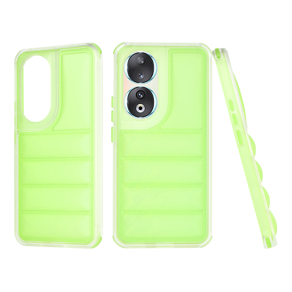 Ovitek za Honor 90, Techsuit, Wave Shield, Zelen