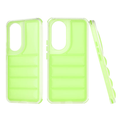 Ovitek za Honor 90, Techsuit, Wave Shield, Zelen