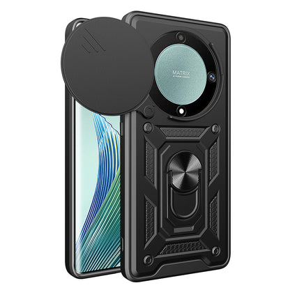 Ovitek za Honor Magic5 Lite, Techsuit, CamShield, Črn