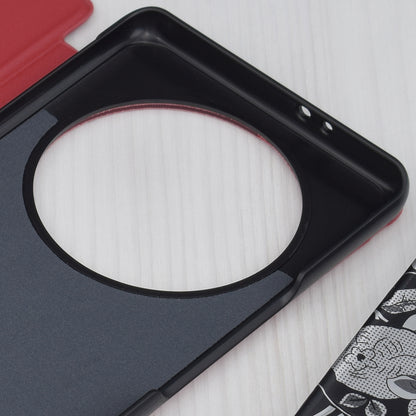 Ovitek za Honor Magic5 Lite, Techsuit, eFold, rdeč