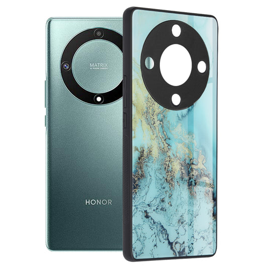 Ovitek za Honor Magic5 Lite, Techsuit, Glaze, Modra