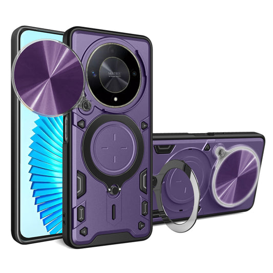 Ovitek za Honor Magic6 Lite, Techsuit, CamGuard Pro, Vijoličen