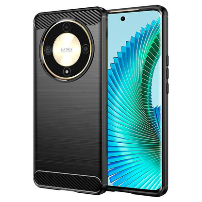 Ovitek za Honor Magic6 Lite, Techsuit, ogljik, črn