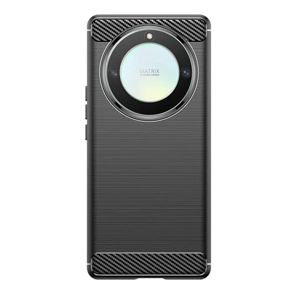 Ovitek za Honor Magic6 Lite, Techsuit, ogljik, črn