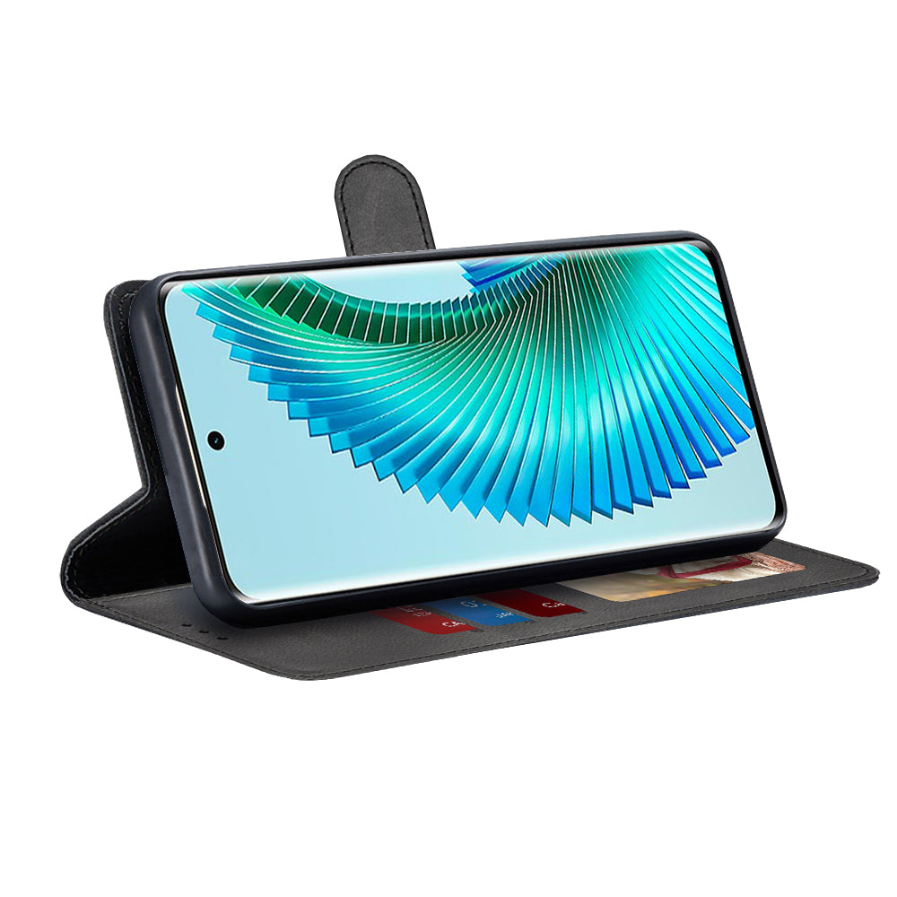 Ovitek za Honor Magic6 Lite, Techsuit, Diary Book, Črn