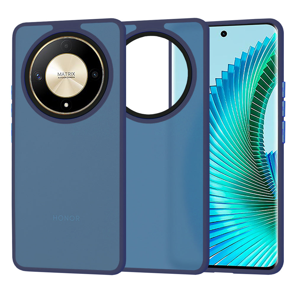 Ovitek za Honor Magic6 Lite, Techsuit, HaloFrost, temno moder