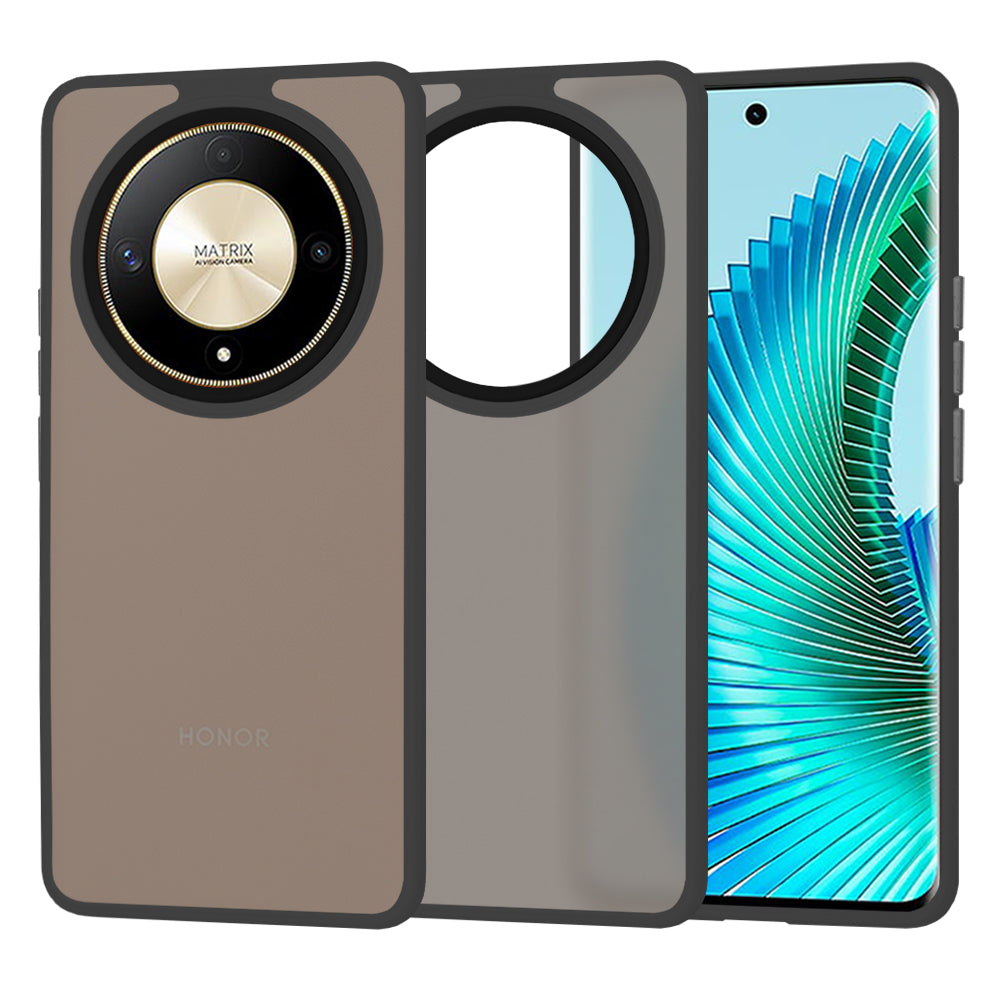 Ovitek za Honor Magic6 Lite, Techsuit, HaloFrost, Črn