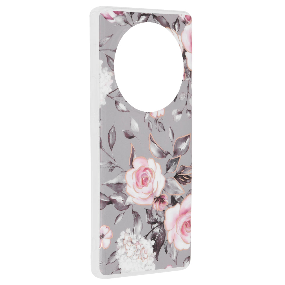 Case for Honor Magic6 Lite, Techsuit, Marble, Gray