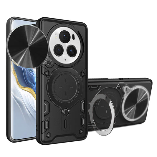 Ovitek za Honor Magic6 Pro, Techsuit, CamGuard Pro, Črn