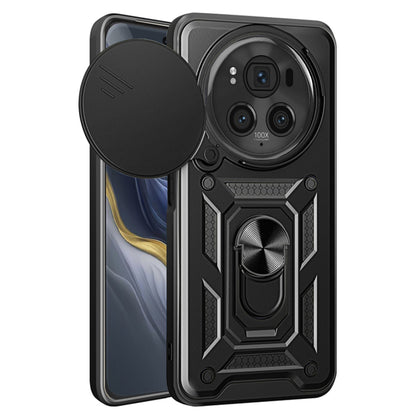Ovitek za Honor Magic6 Pro, Techsuit, CamShield, Črn